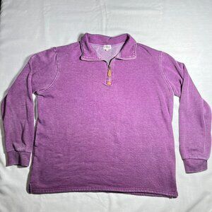 Women’s Pulse Boutique Magenta 1/4 Zip Pullover Size 1XL Long Sleeve Top Shirt